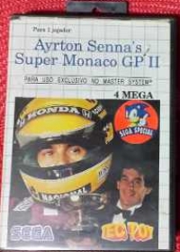 Ayrton Senna's Super Monaco GP II (Sega Special) Box Art