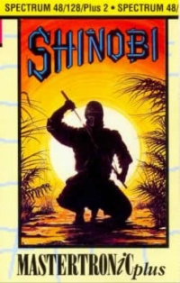 Shinobi - Mastertronic Plus Box Art