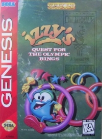 Izzy's Quest for the Olympic Rings Box Art