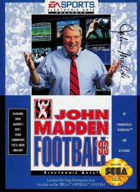 John Madden Football '93 Box Art