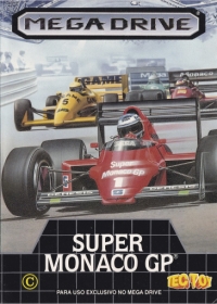 Super Monaco GP (plastic case / black cover) Box Art