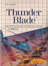 Thunder Blade (cardboard 1 tab) Box Art