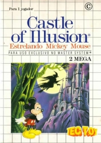 Castle of Illusion Estrelando Mickey Mouse Box Art