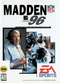 Madden NFL 96 Box Art