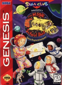Scholastic's The Magic School Bus: Space Exploration Game Box Art