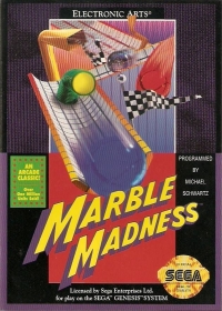 Marble Madness (Taiwan cart) Box Art