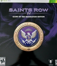 Saints Row IV - Game of the Generation Edition Box Art