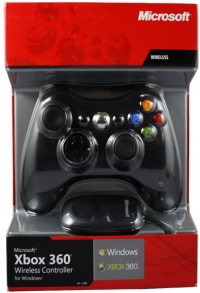 Xbox 360 Wireless Controller for Windows (black slim) Box Art