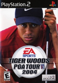 Tiger Woods PGA Tour 2004 Box Art