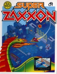 Super Zaxxon (cassette) Box Art