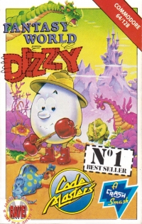 Fantasy World Dizzy (cassette) Box Art