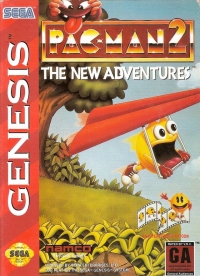 Pac-Man 2: The New Adventures (Acclaim cart) Box Art