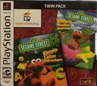 Sesame Street: Elmo's Number Journey / Sesame Street: Elmo's Letter Adventure Twin Pack Box Art