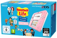 Nintendo 2DS - Tomodachi Life (Pink + White) Box Art
