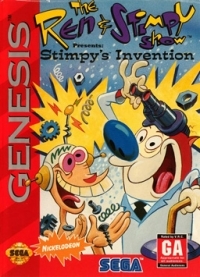 Ren & Stimpy Show Presents Stimpy's Invention, The Box Art
