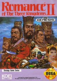 Romance of the Three Kingdoms II Box Art