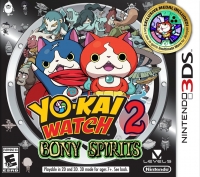 Yo-kai Watch 2: Bony Spirits (Exclusive Medal Included) Box Art