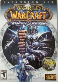 World of Warcraft: Wrath of the Lich King (barcode on back) Box Art