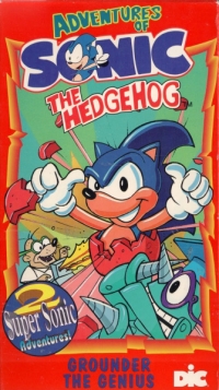 Adventures of Sonic the Hedgehog: Grounder the Genius (VHS) [NA] Box Art