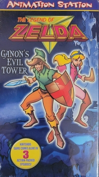 Legend of Zelda, The: Ganon's Evil Tower (VHS) Box Art