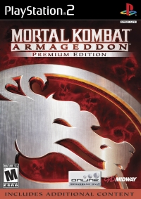 Mortal Kombat: Armageddon - Premium Edition (dragon logo cover) Box Art