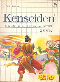 Kenseiden (cardboard 1 tab, Produzido sob Licença) Box Art