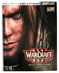 Warcraft III: Reign of Chaos - Bradygames Official Strategy Guide (Human Alliance Cover) Box Art