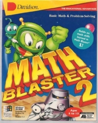 Math Blaster 2 Box Art