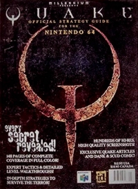 Quake Official Strategy Guide for the Nintendo 64 Box Art