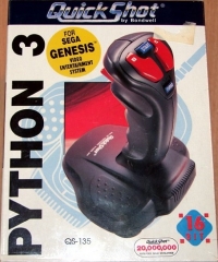 Bondwell QuickShot Python 3 (For Sega Genesis) Box Art