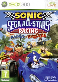 Sonic & Sega All-Stars Racing con Banjo-Kazooie Box Art
