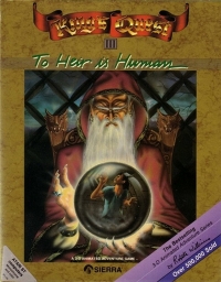 King's Quest III: To Heir is Human (triangle label) Box Art