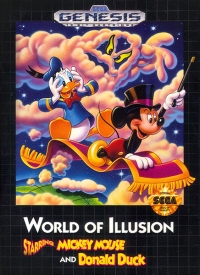 World of Illusion Starring Mickey Mouse and Donald Duck (Japan cart) Box Art