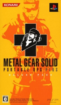 Metal Gear Solid: Portable OPS: Deluxe Pack Box Art