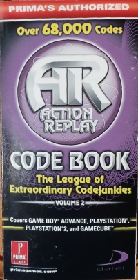 Action Replay Code Book: The League of Extraordinary Codejunkies: Volume 2 Box Art