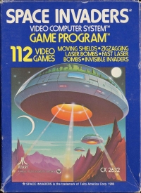 Space Invaders (black picture label) Box Art
