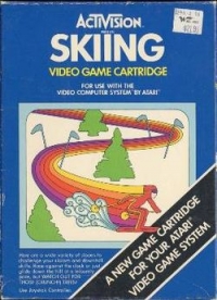 Skiing (blue text label) Box Art