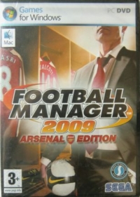 Football Manager 2009: Arsenal Edition Box Art