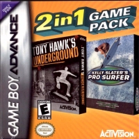 2 In 1 Game Pack: Tony Hawk's Underground / Kelly Slater's Pro Surfer Box Art