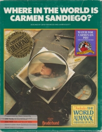 Where In The World Is Carmen Sandiego (MSDOS 5.25 & 3.5 FD Dual Pack) Box Art