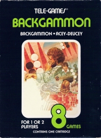 Backgammon (Sears text label) Box Art