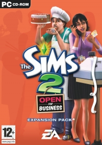 Sims 2, The: Open for Business Box Art