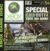 Official Xbox Magazine Disc 54 (sleeve) Box Art