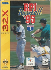 RBI Baseball '95 Box Art