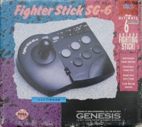 Asciiware Sega Fighter Stick SG-6 Box Art