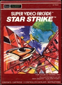 Star Strike (Super Video Arcade) Box Art