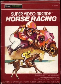 Horse Racing (Super Video Arcade) Box Art
