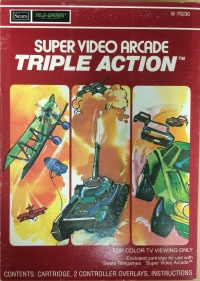 Super Video Arcade: Triple Action Box Art