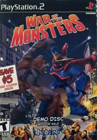 War of the Monsters Demo Disc Box Art