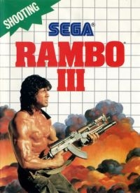Rambo III (Sega®) Box Art